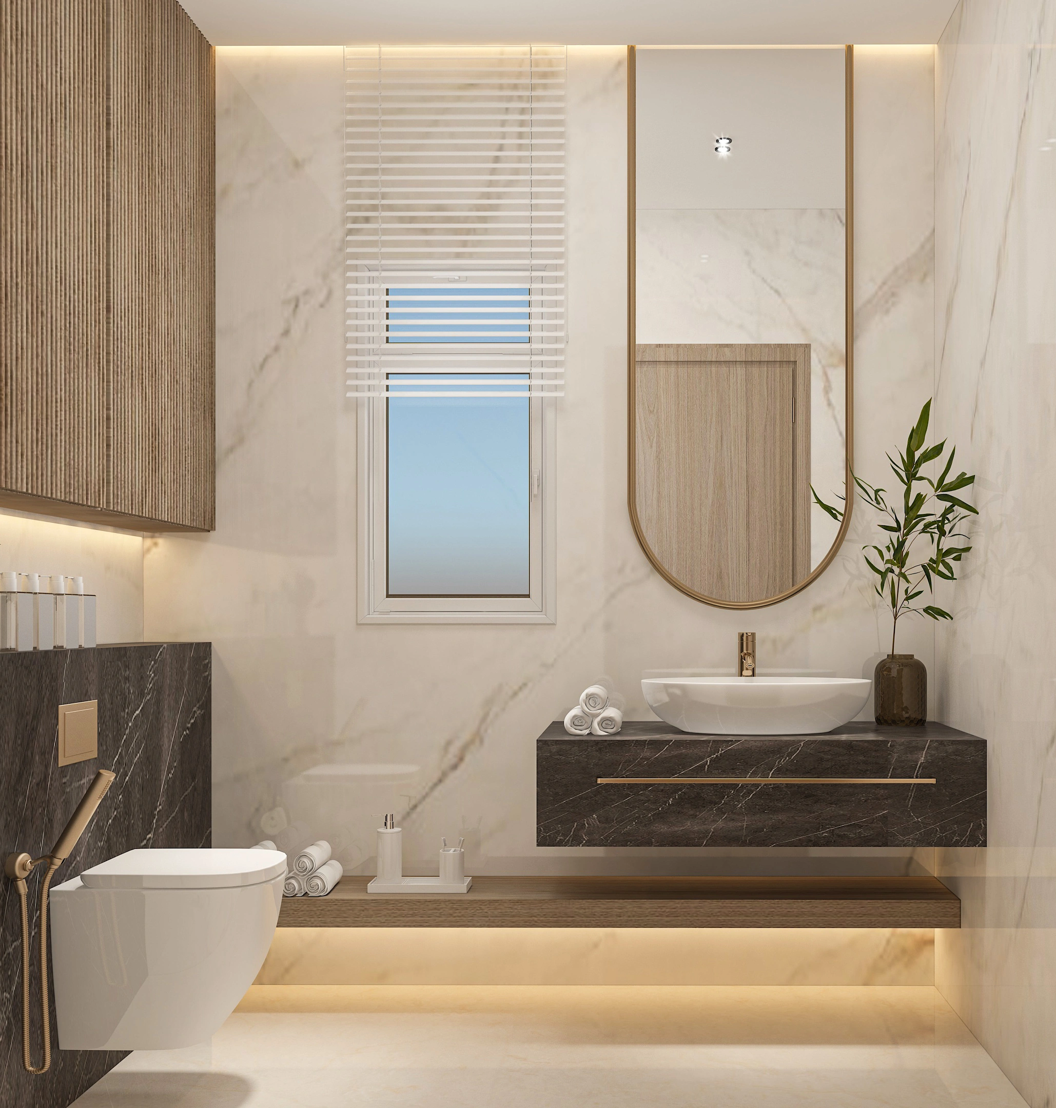 Wash & Bathroom View 8